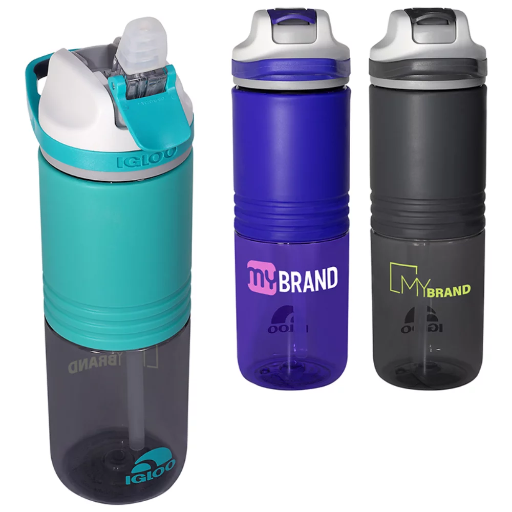 Bouteille à paille en silicone Swift de 24 oz par Igloo®