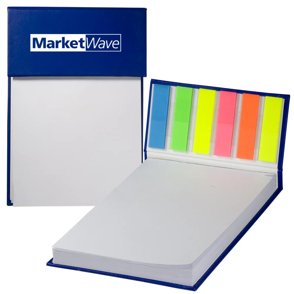 Hard Cover Sticky Flag Jotter Pad