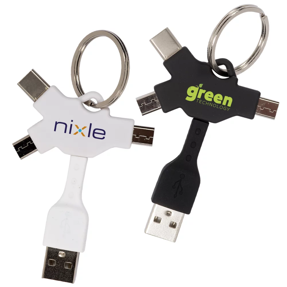 Câble USB multifonction avec porte-clés