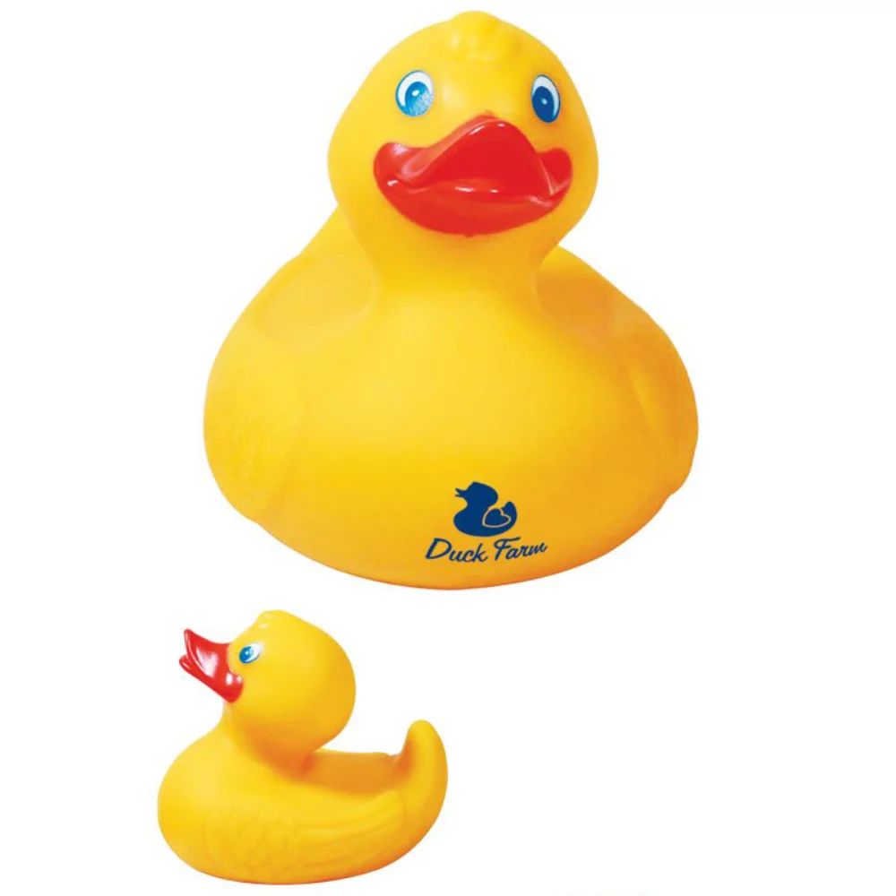 Grand canard en caoutchouc