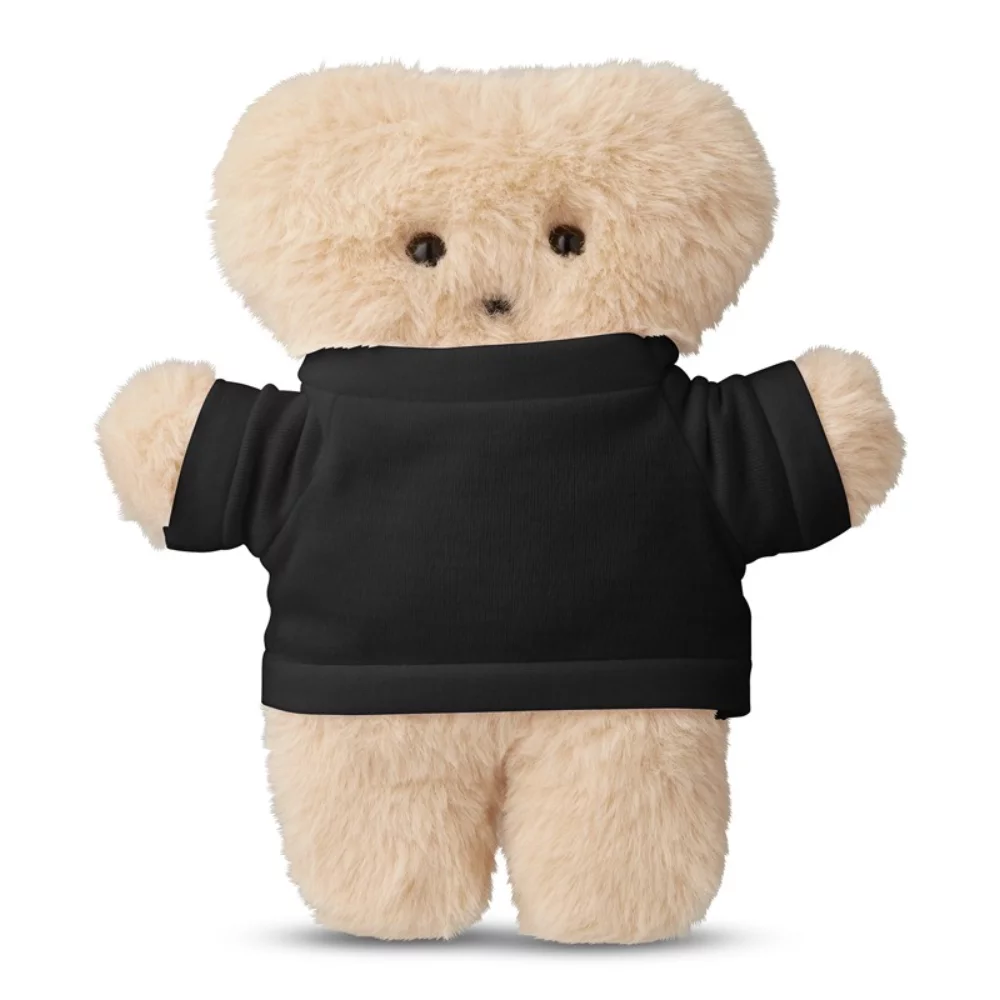 Peluche d'ours de la collection Plat de 8" avec un t-shirt.