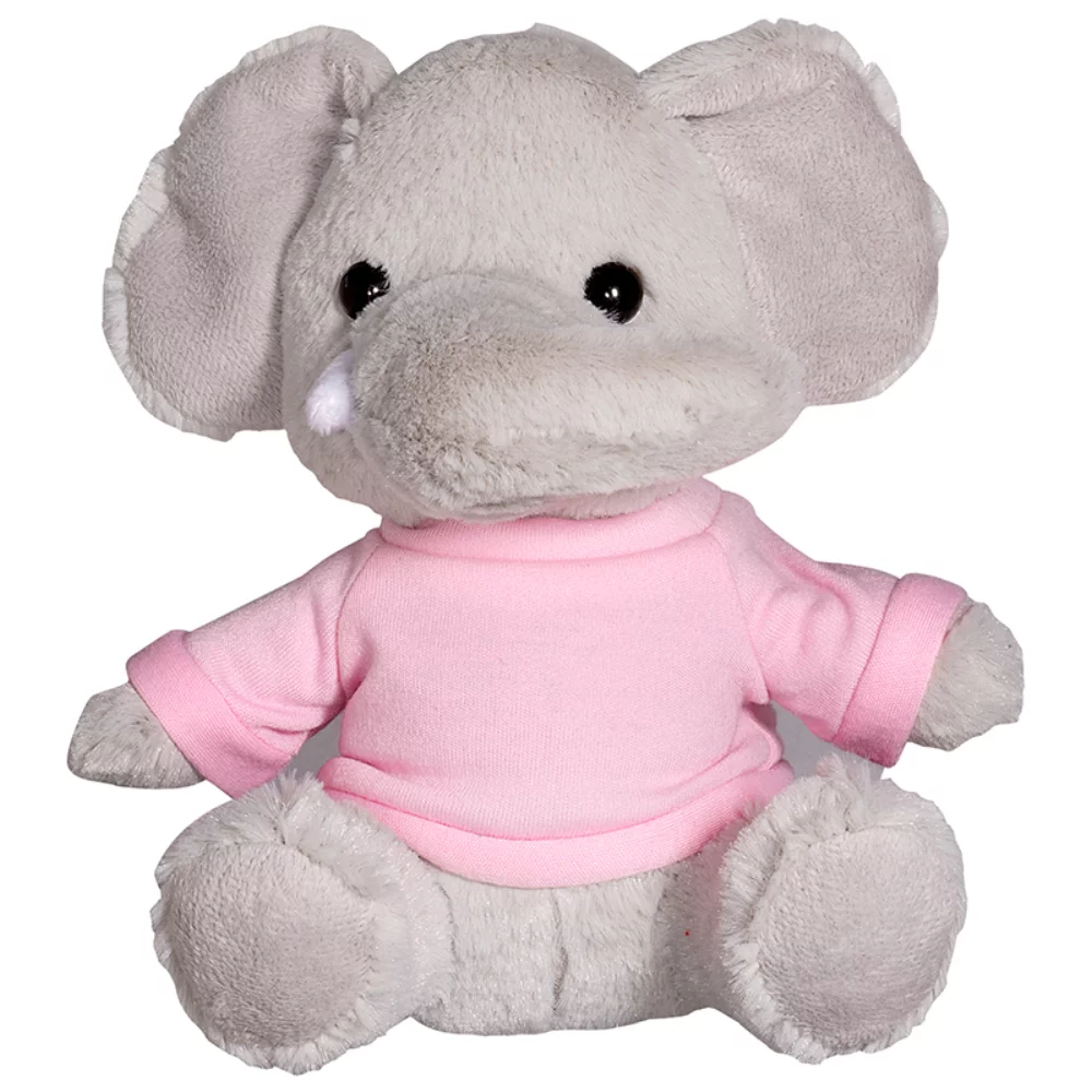 7" Plush Elephant w/T-Shirt