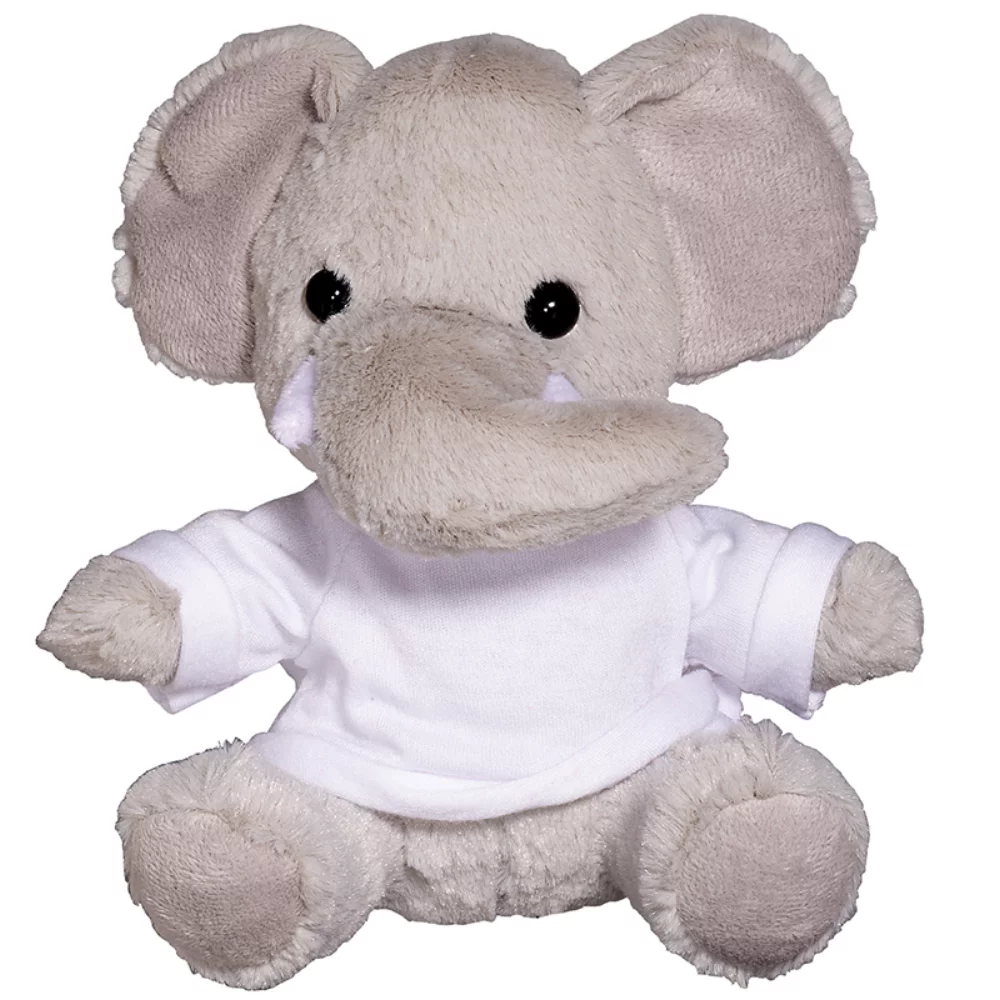7" Plush Elephant w/T-Shirt