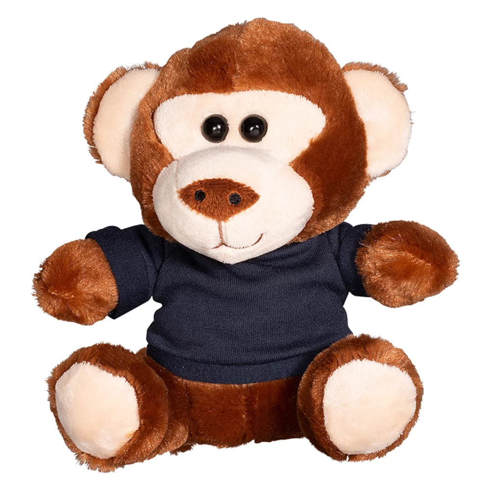 7" Plush Monkey w/T-Shirt