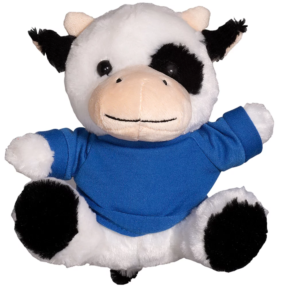 7" Plush Cow w/T-Shirt