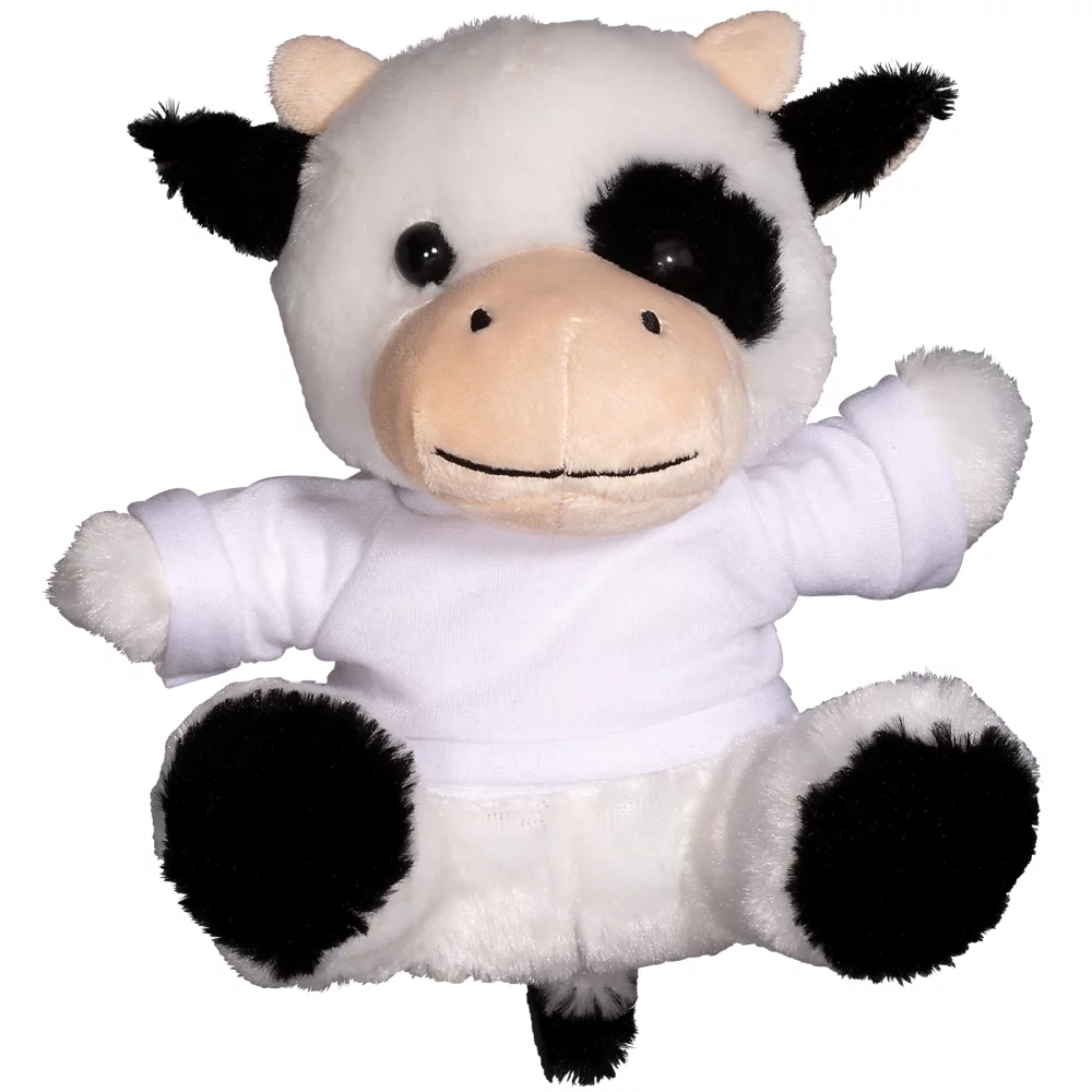 7" Plush Cow w/T-Shirt