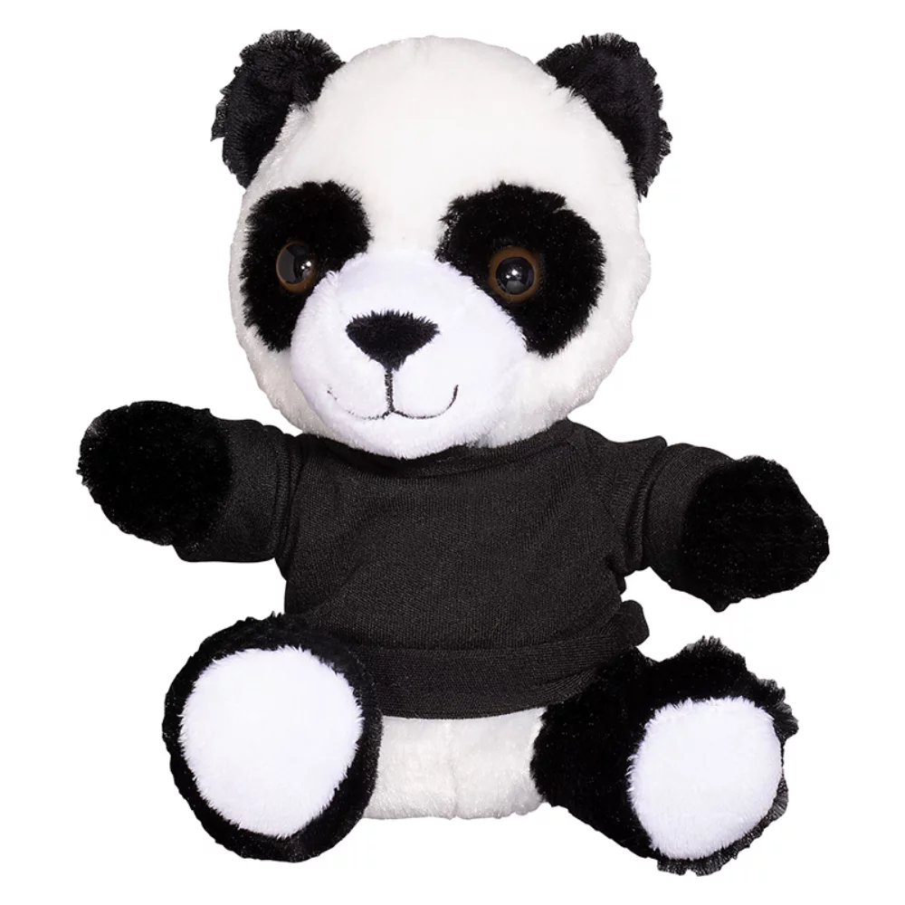 7" Plush Panda w/T-Shirt