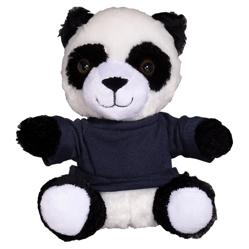7" Plush Panda w/T-Shirt
