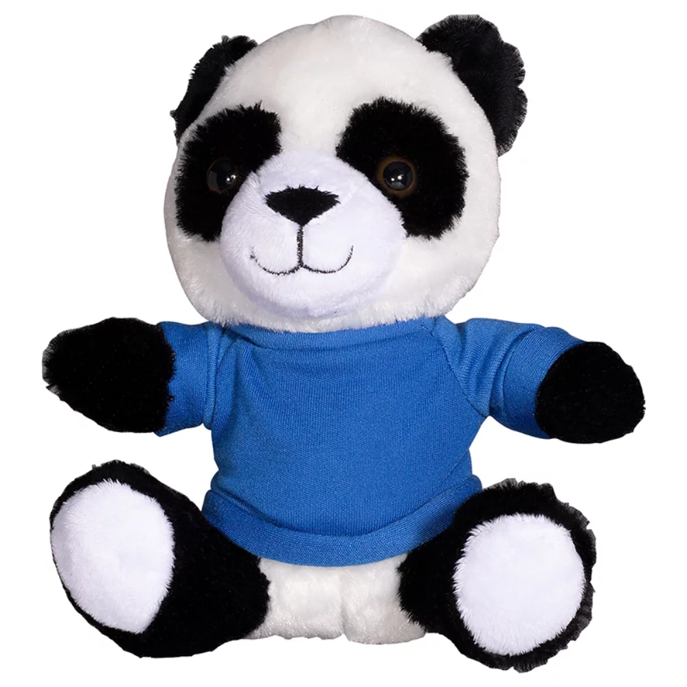 7" Plush Panda w/T-Shirt