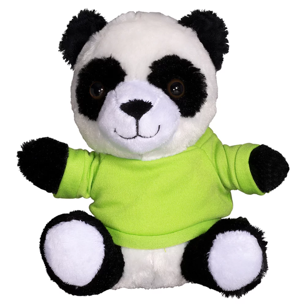 7" Plush Panda w/T-Shirt