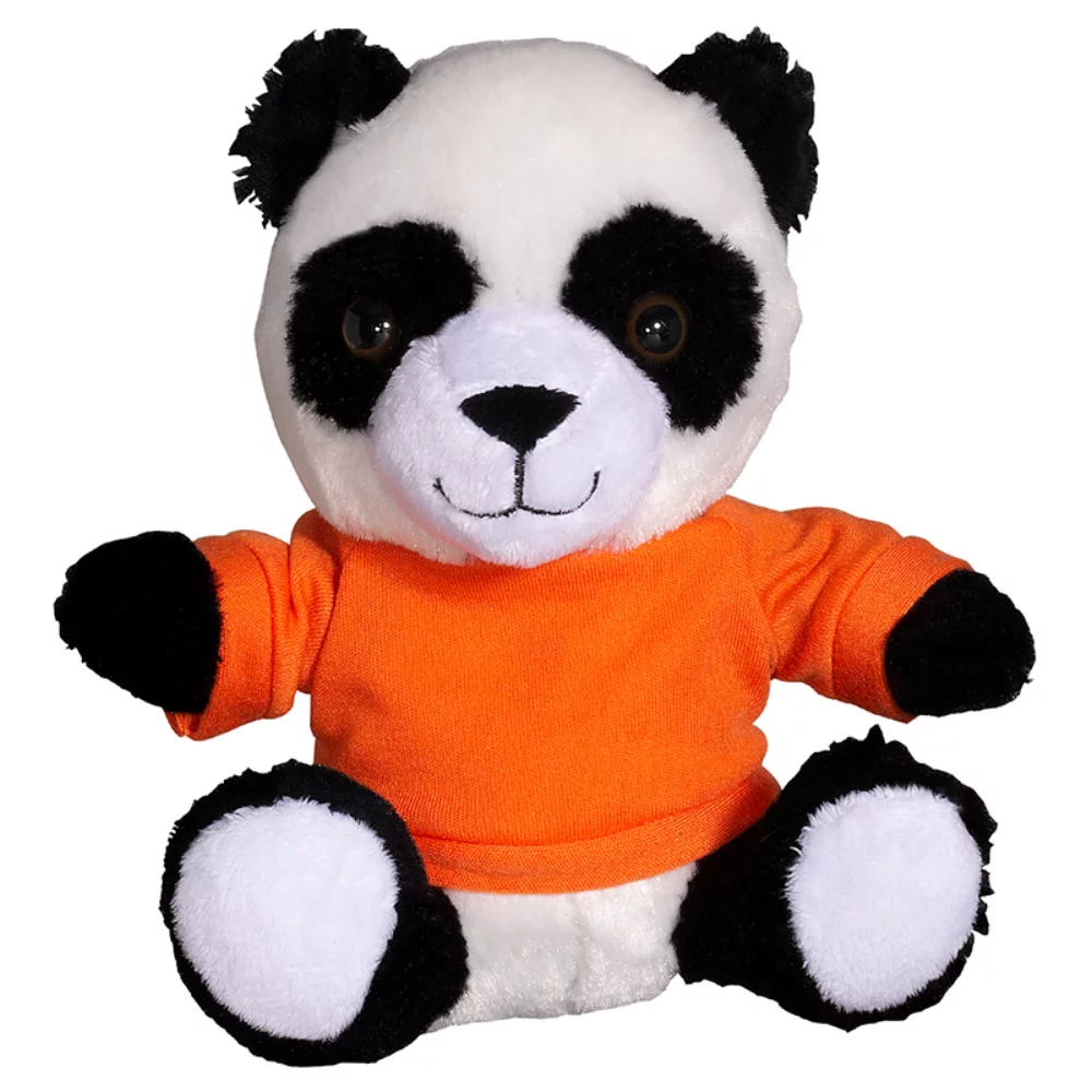 7" Plush Panda w/T-Shirt