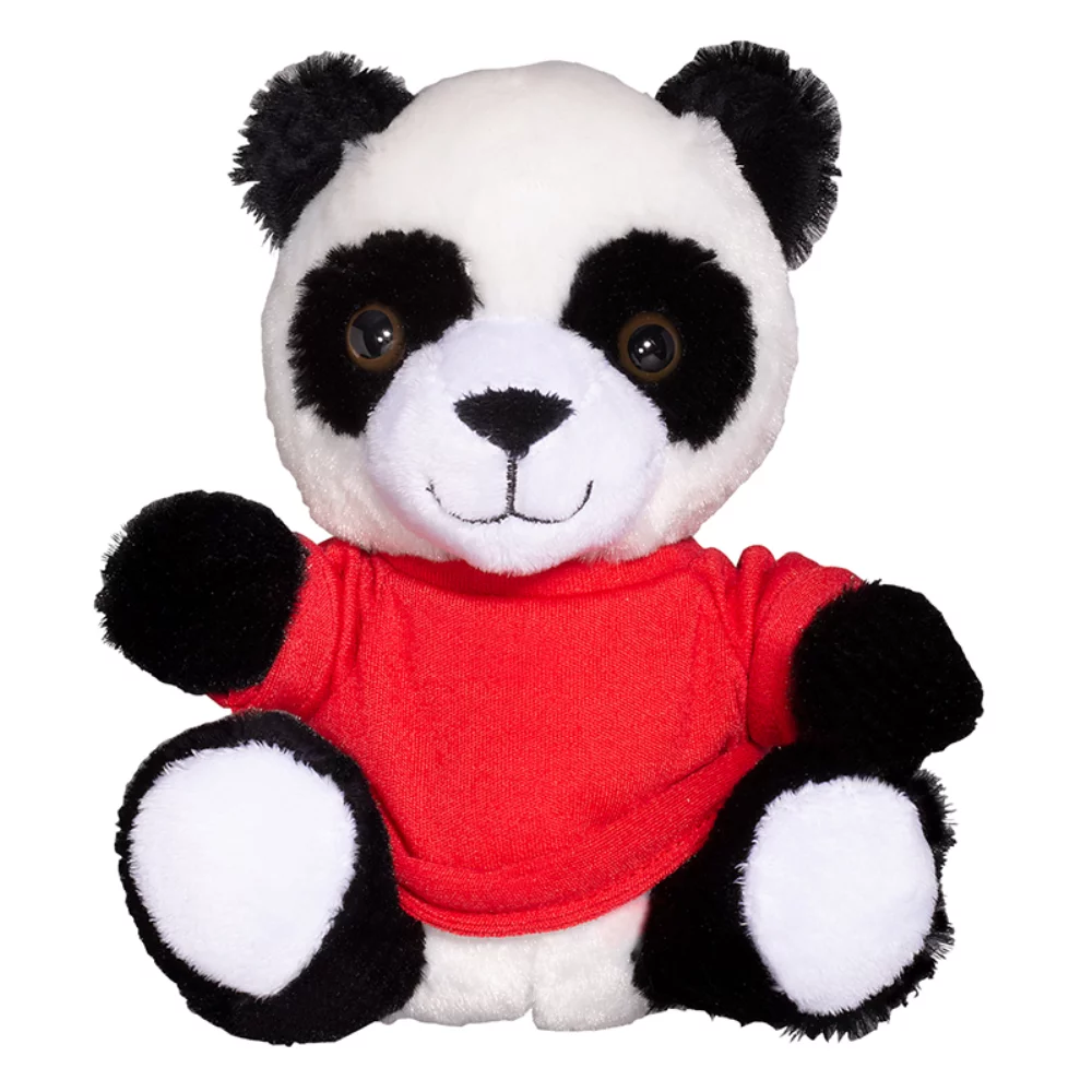 7" Plush Panda w/T-Shirt