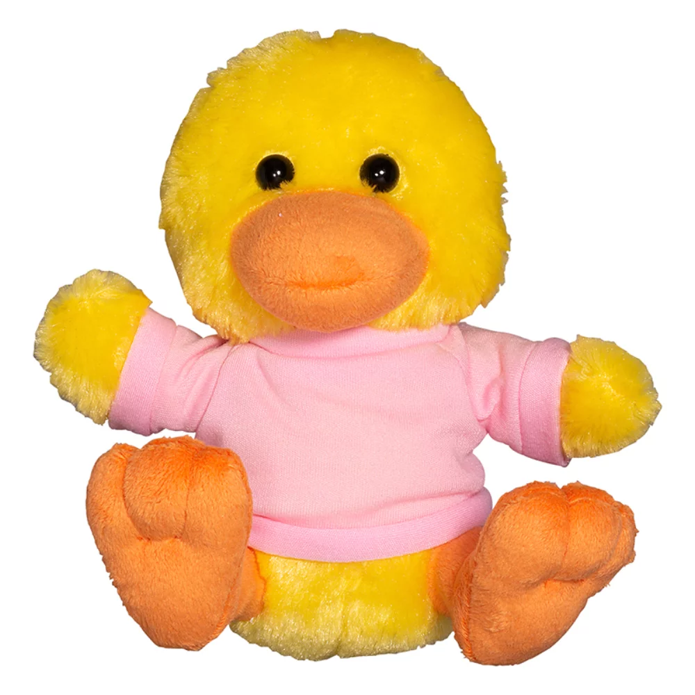 Canard en peluche de 7" avec t-shirt