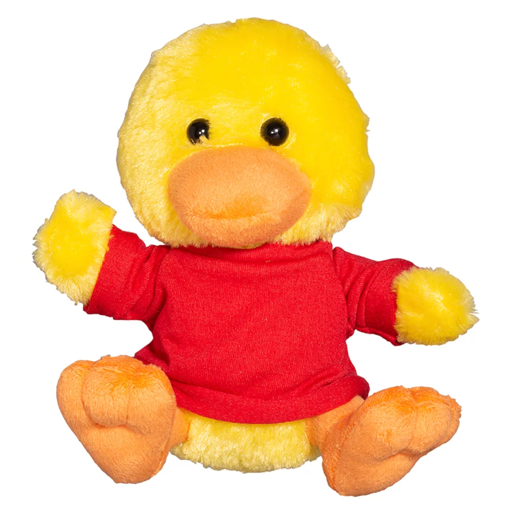 Canard en peluche de 7" avec t-shirt
