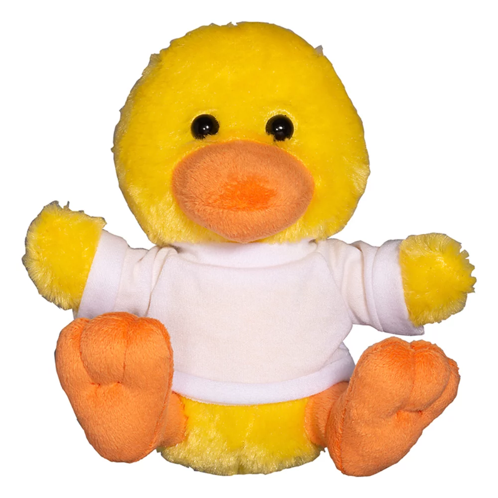 Canard en peluche de 7" avec t-shirt