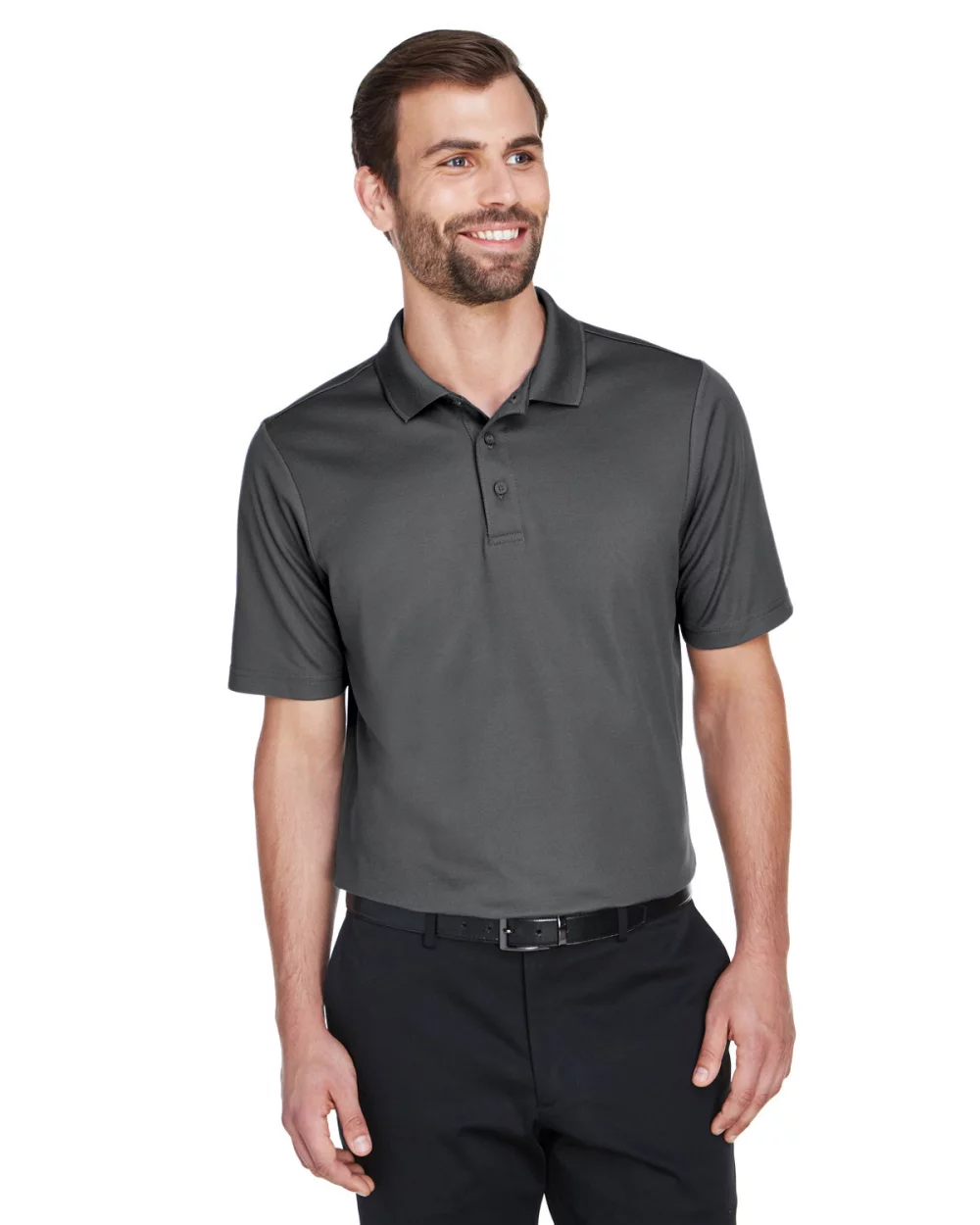 DEVON AND JONES CrownLux Performance® Men's Plaited Polo