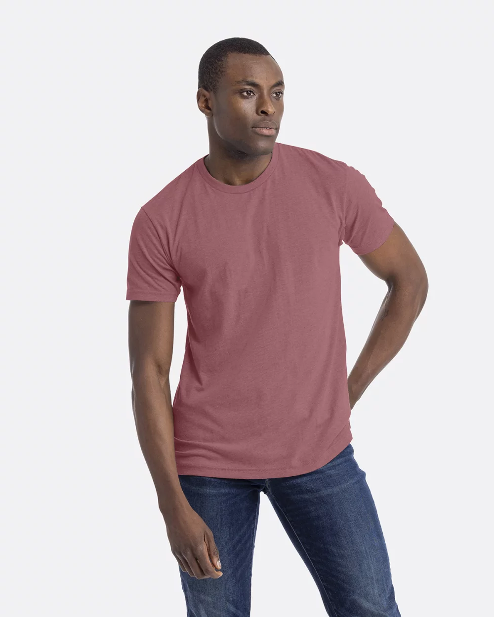 T-shirt unisexe à col rond en CVC de NEXT LEVEL APPAREL