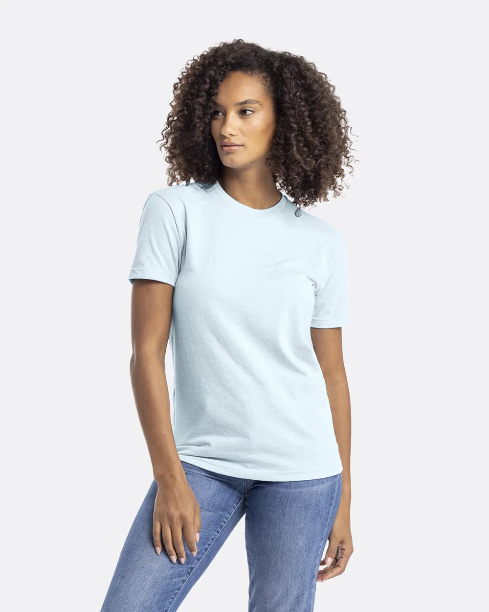 T-shirt unisexe à col rond en CVC de NEXT LEVEL APPAREL