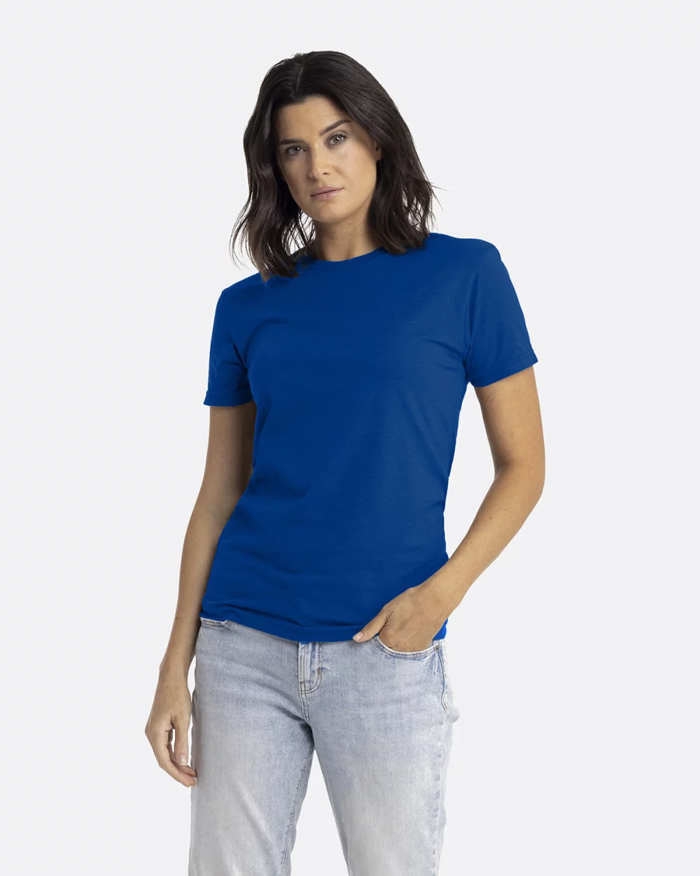 T-shirt unisexe à col rond en CVC de NEXT LEVEL APPAREL