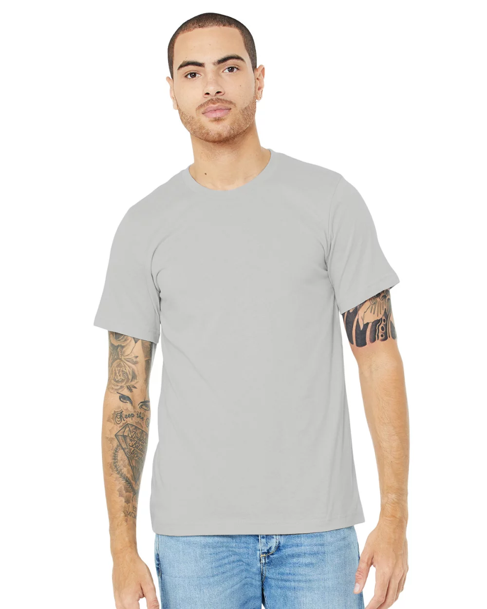 T-shirt unisexe Heather CVC de BELLA+CANVAS