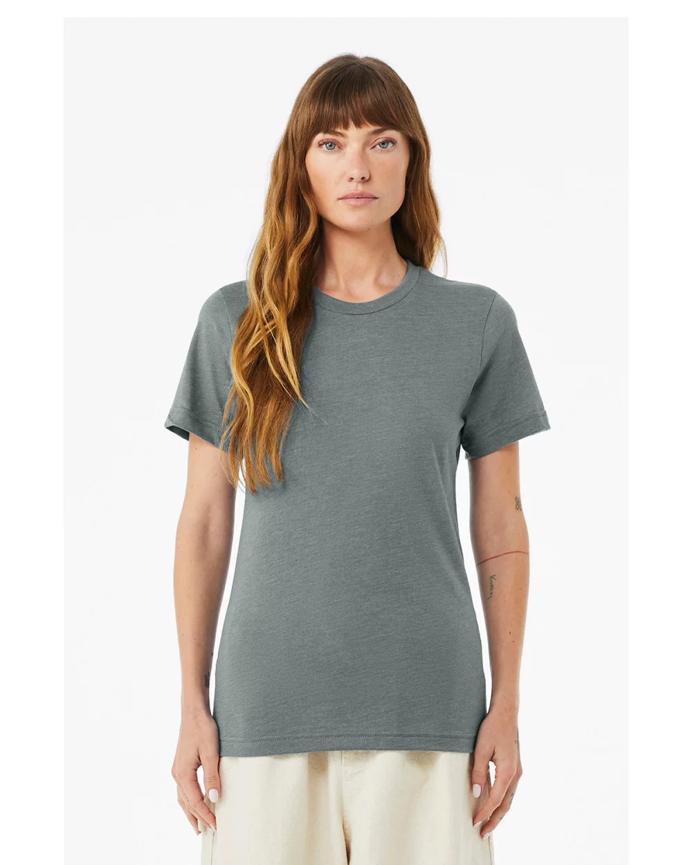 T-shirt unisexe Heather CVC de BELLA+CANVAS