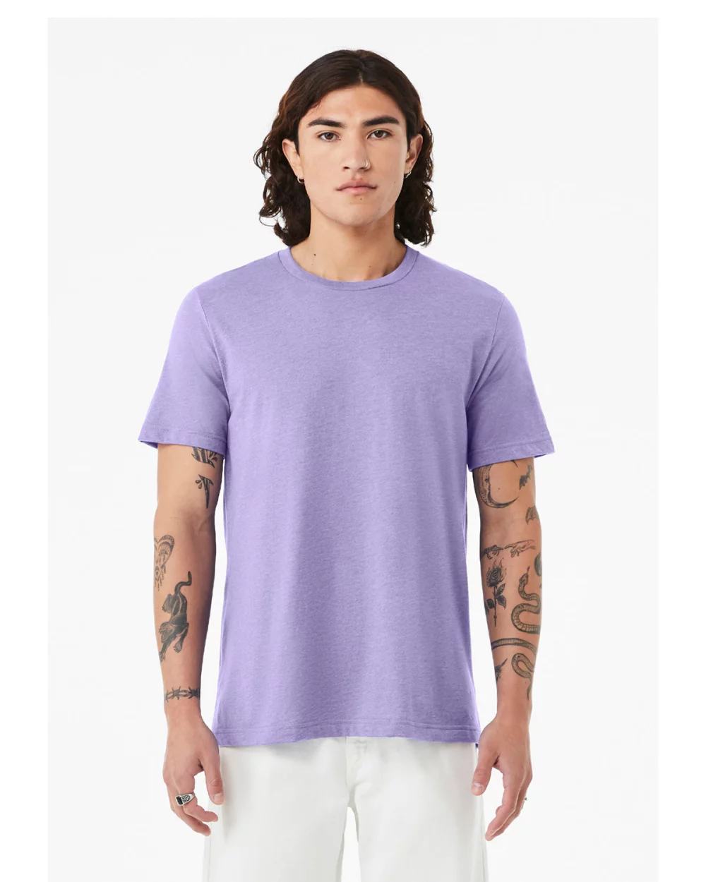 T-shirt unisexe Heather CVC de BELLA+CANVAS