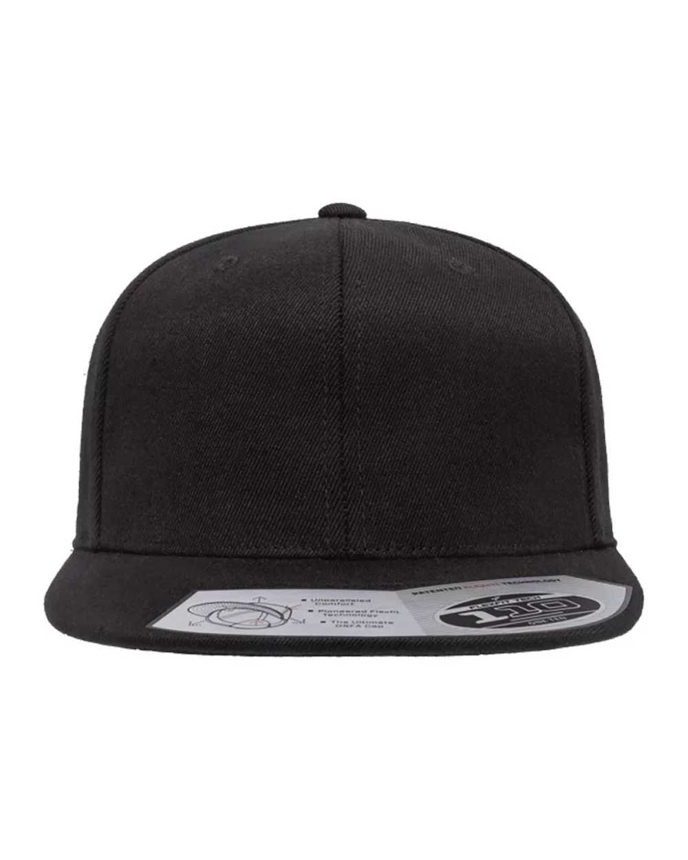 Casquette snapback en laine mélangée pour adultes Yupoong.