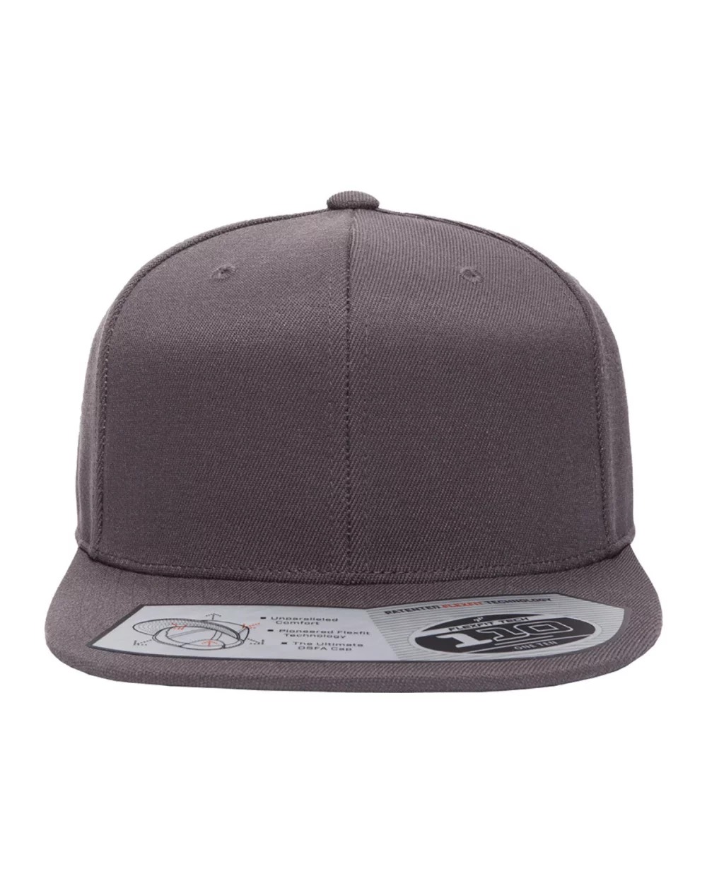 Casquette snapback en laine mélangée pour adultes Yupoong.