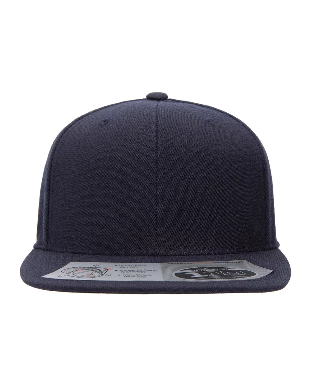 Casquette snapback en laine mélangée pour adultes Yupoong.