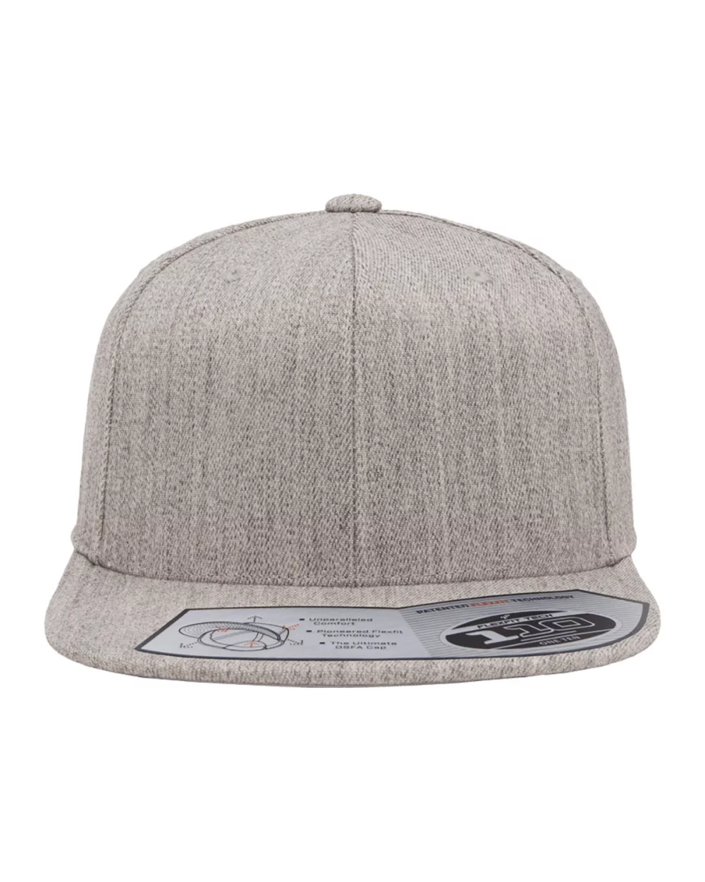Casquette snapback en laine mélangée pour adultes Yupoong.