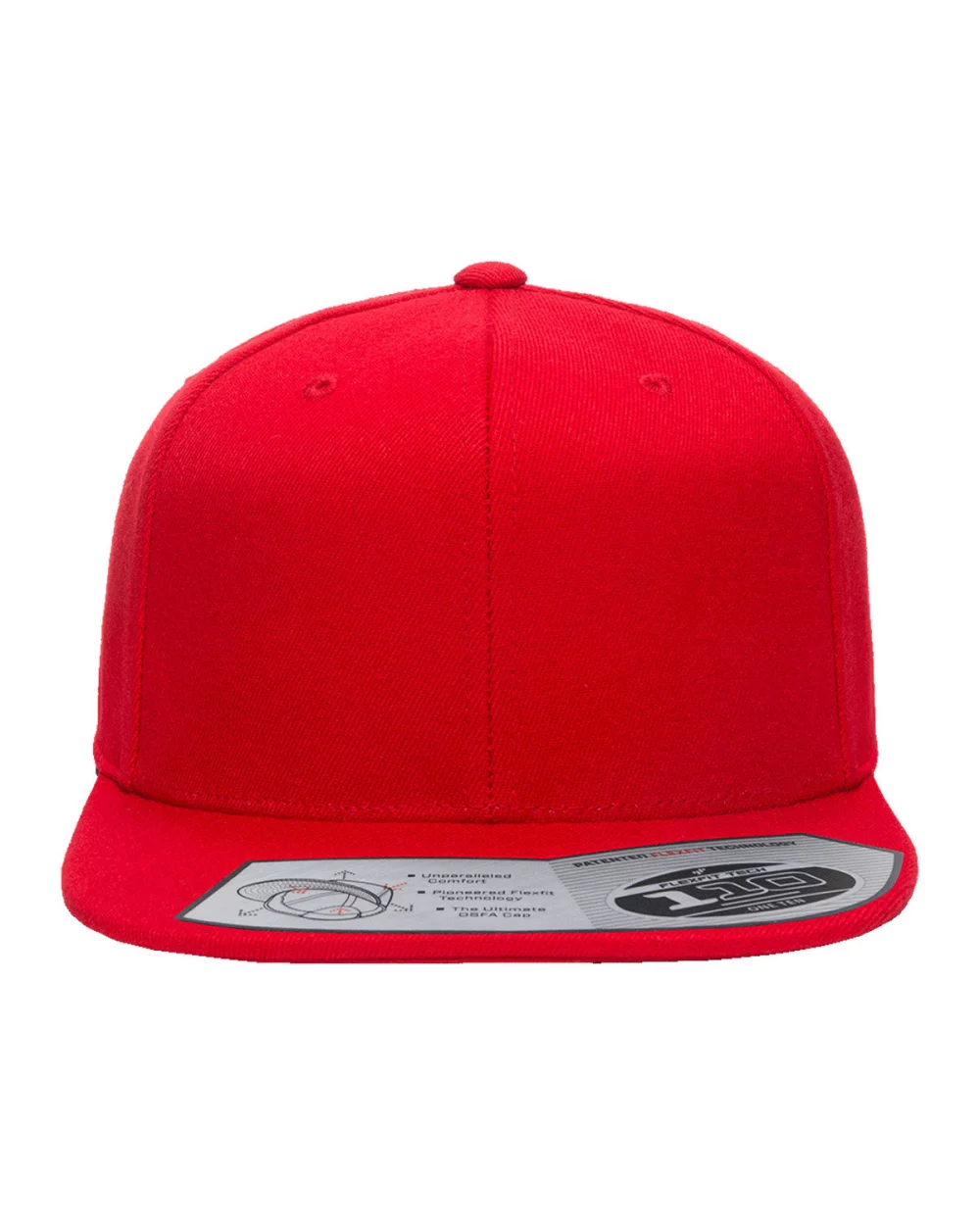 Casquette snapback en laine mélangée pour adultes Yupoong.