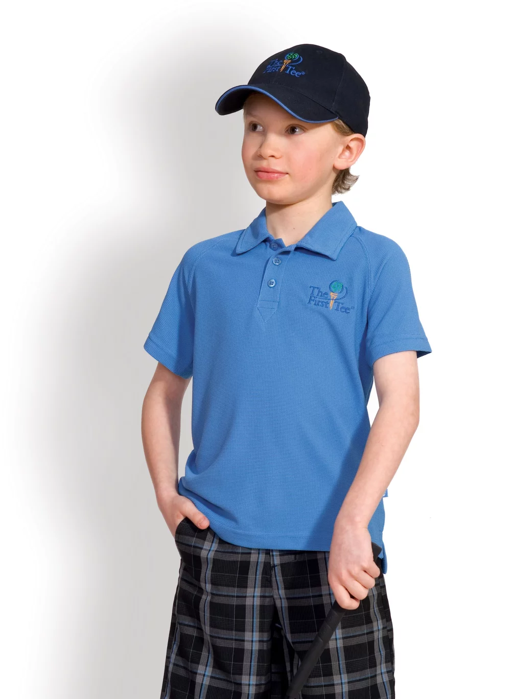 Boy's Titan Polywaffle Polo Shirt