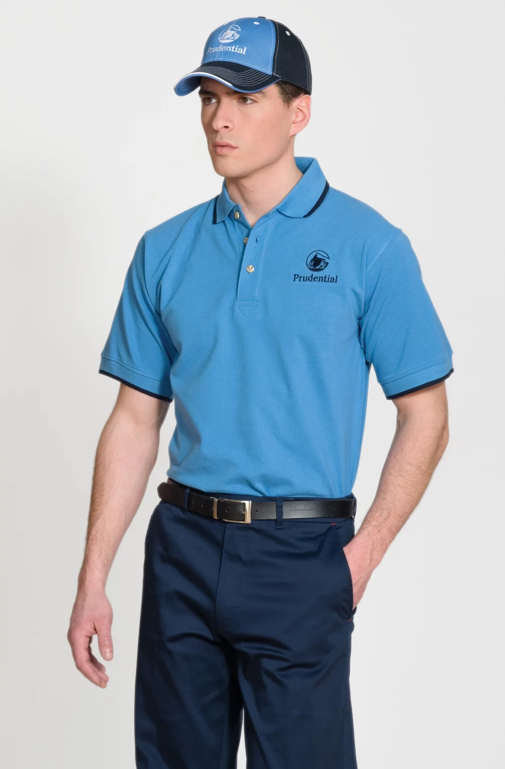 Men's Rimini Polo Shirt w/Contrasting Stripe