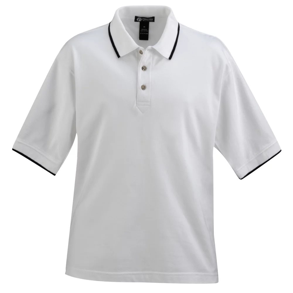 Men's Rimini Polo Shirt w/Contrasting Stripe