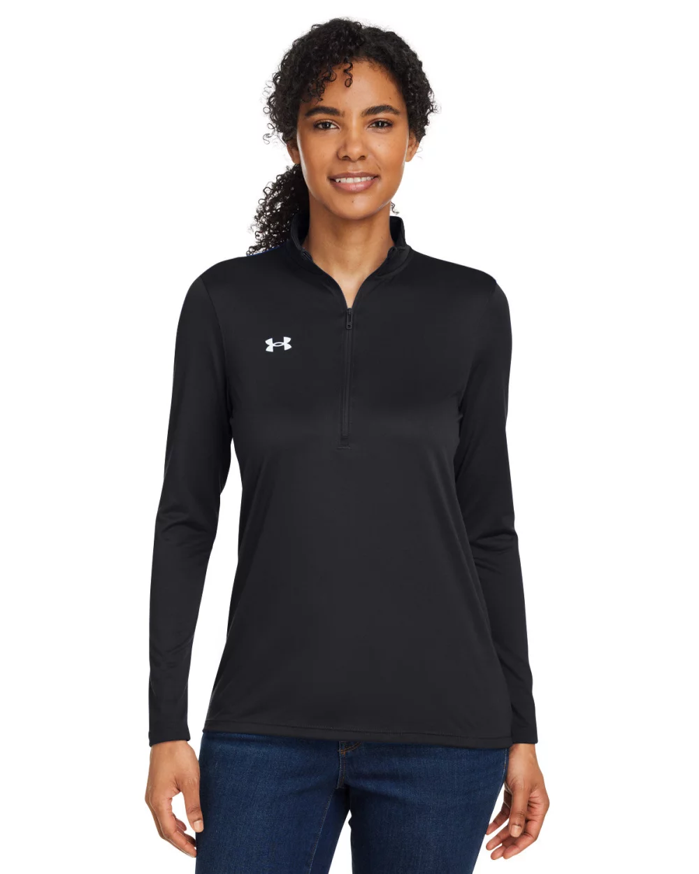 Sous-pull à demi-zip Team Tech pour dames UNDER ARMOUR