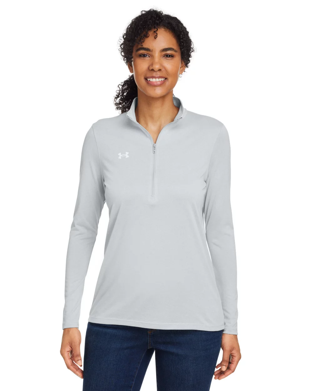 Sous-pull à demi-zip Team Tech pour dames UNDER ARMOUR
