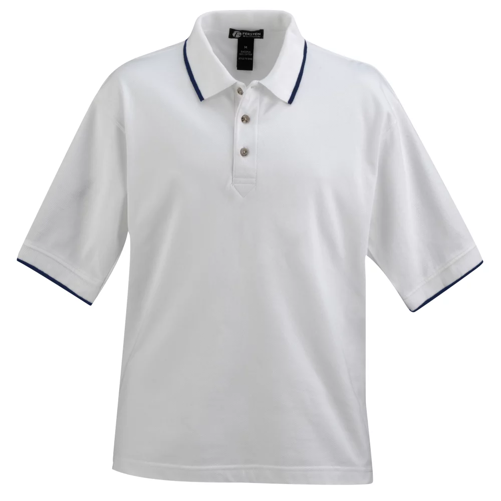 Men's Rimini Polo Shirt w/Contrasting Stripe
