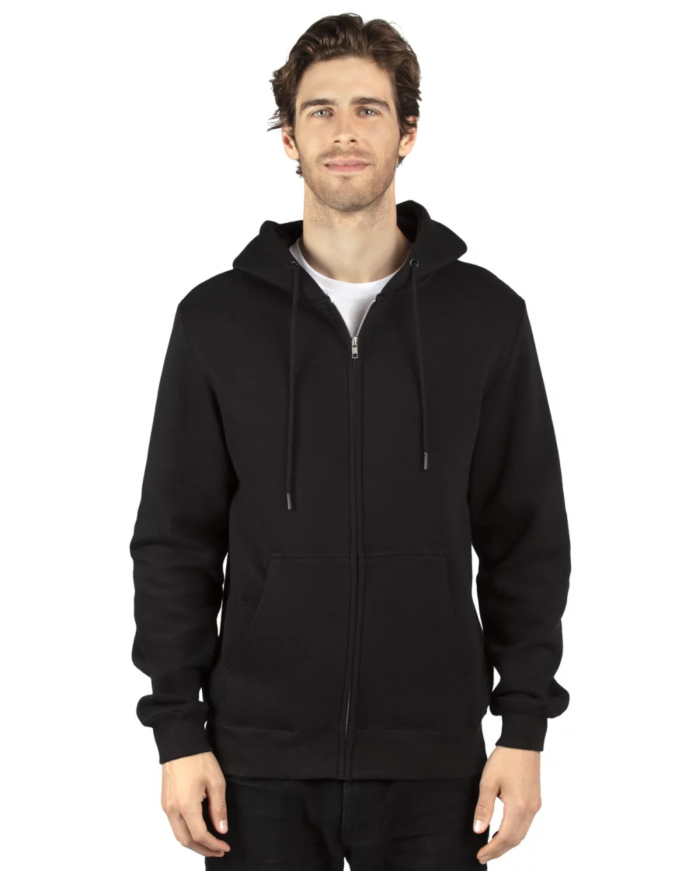 THREADFAST Unisex Ultimate Fleece Full-Zip Hooded Sweatshirt