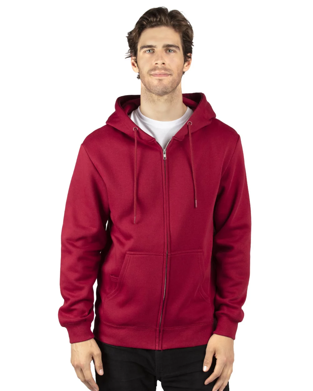 THREADFAST Unisex Ultimate Fleece Full-Zip Hooded Sweatshirt
