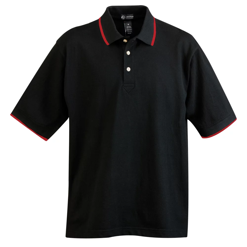 Men's Rimini Polo Shirt w/Contrasting Stripe