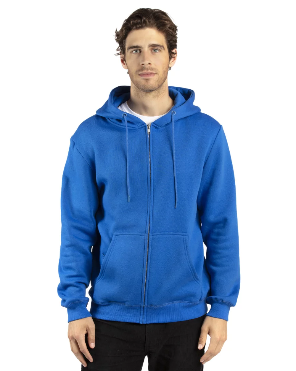 THREADFAST Unisex Ultimate Fleece Full-Zip Hooded Sweatshirt