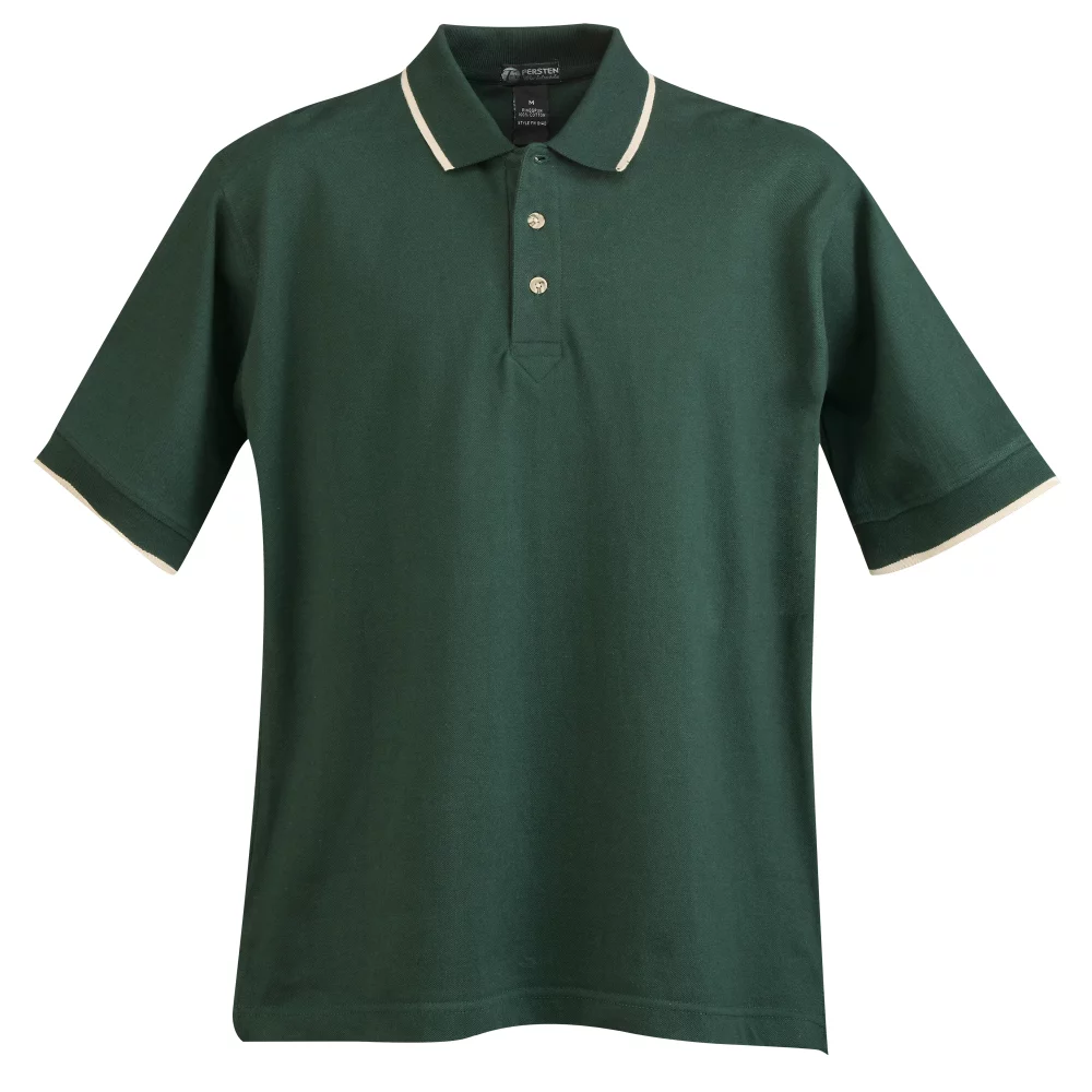 Men's Rimini Polo Shirt w/Contrasting Stripe