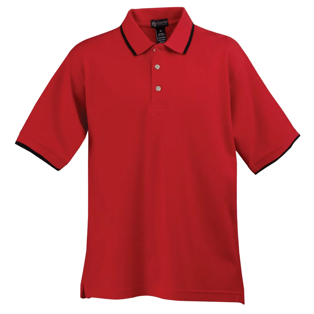 Men's Rimini Polo Shirt w/Contrasting Stripe