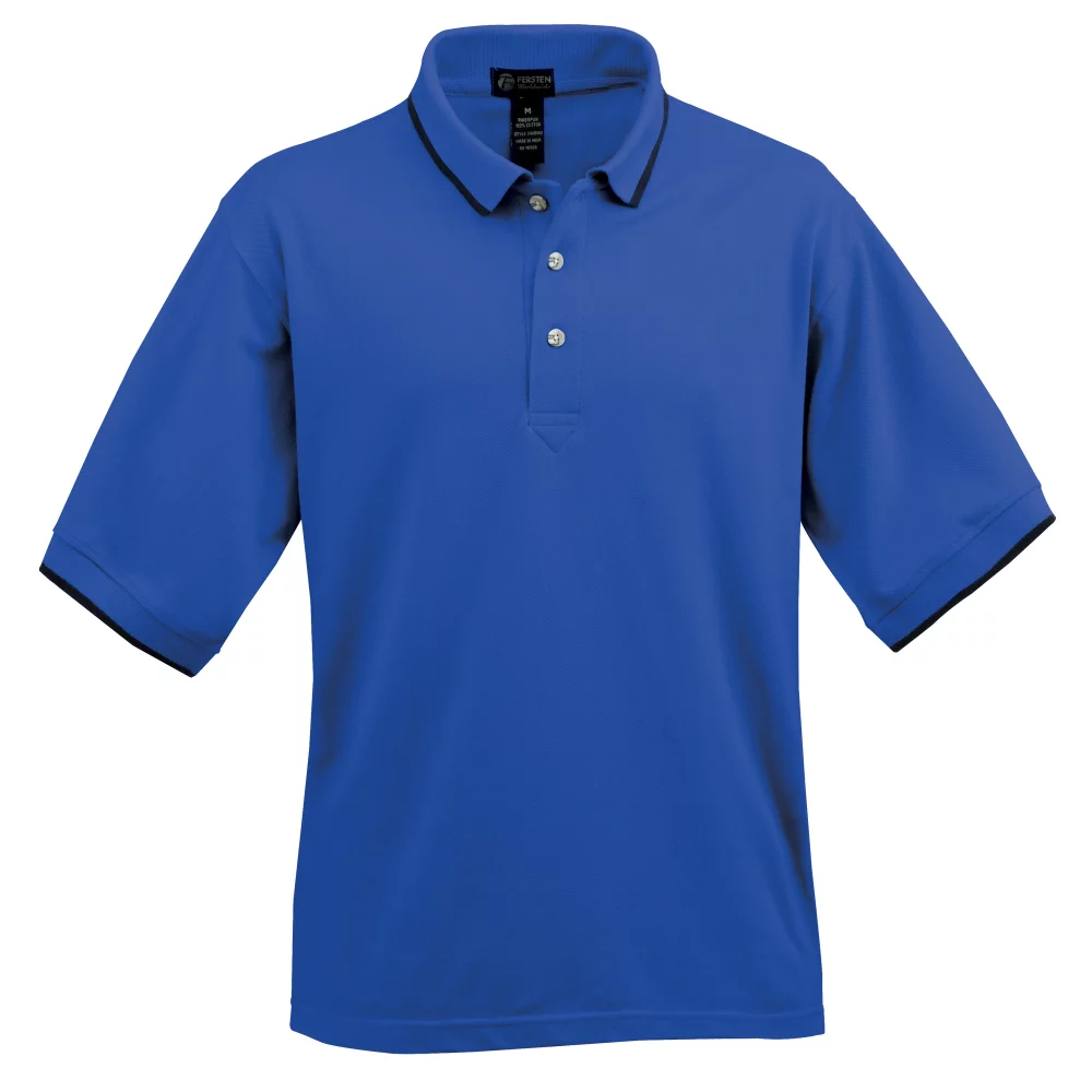 Men's Rimini Polo Shirt w/Contrasting Stripe