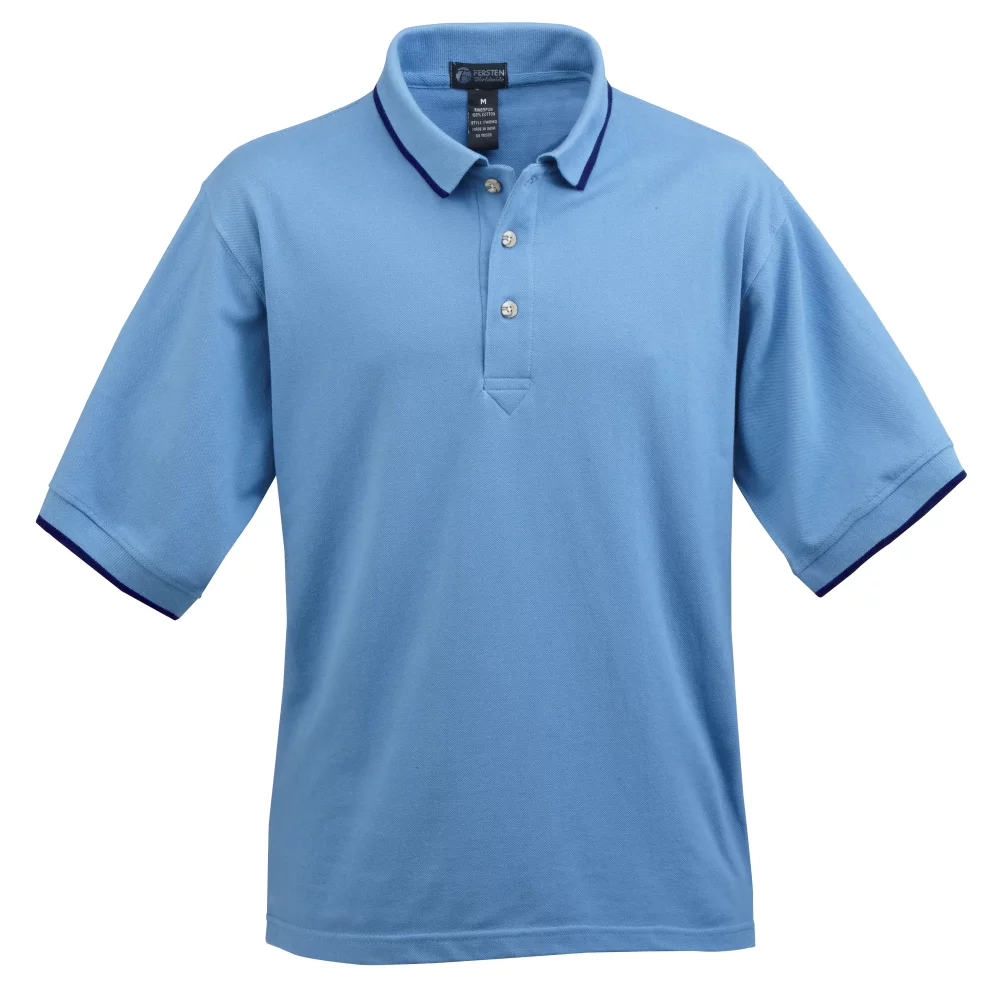 Men's Rimini Polo Shirt w/Contrasting Stripe