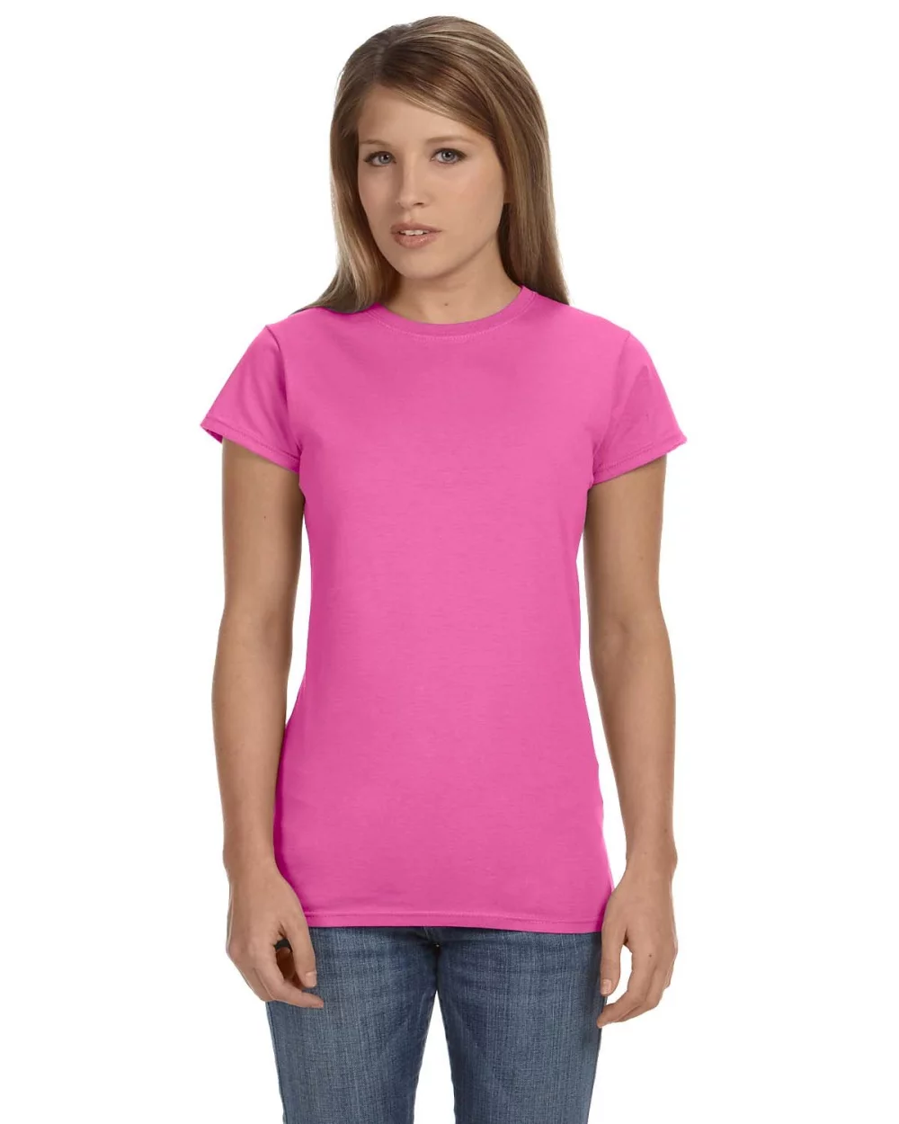 T-shirt ajusté Gildan pour femmes en tissu doux Softstyle®