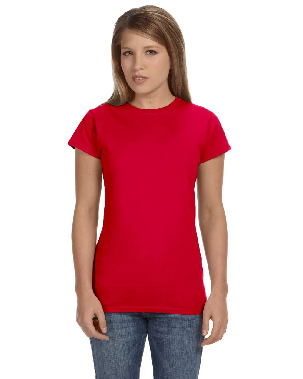 T-shirt ajusté Gildan pour femmes en tissu doux Softstyle®