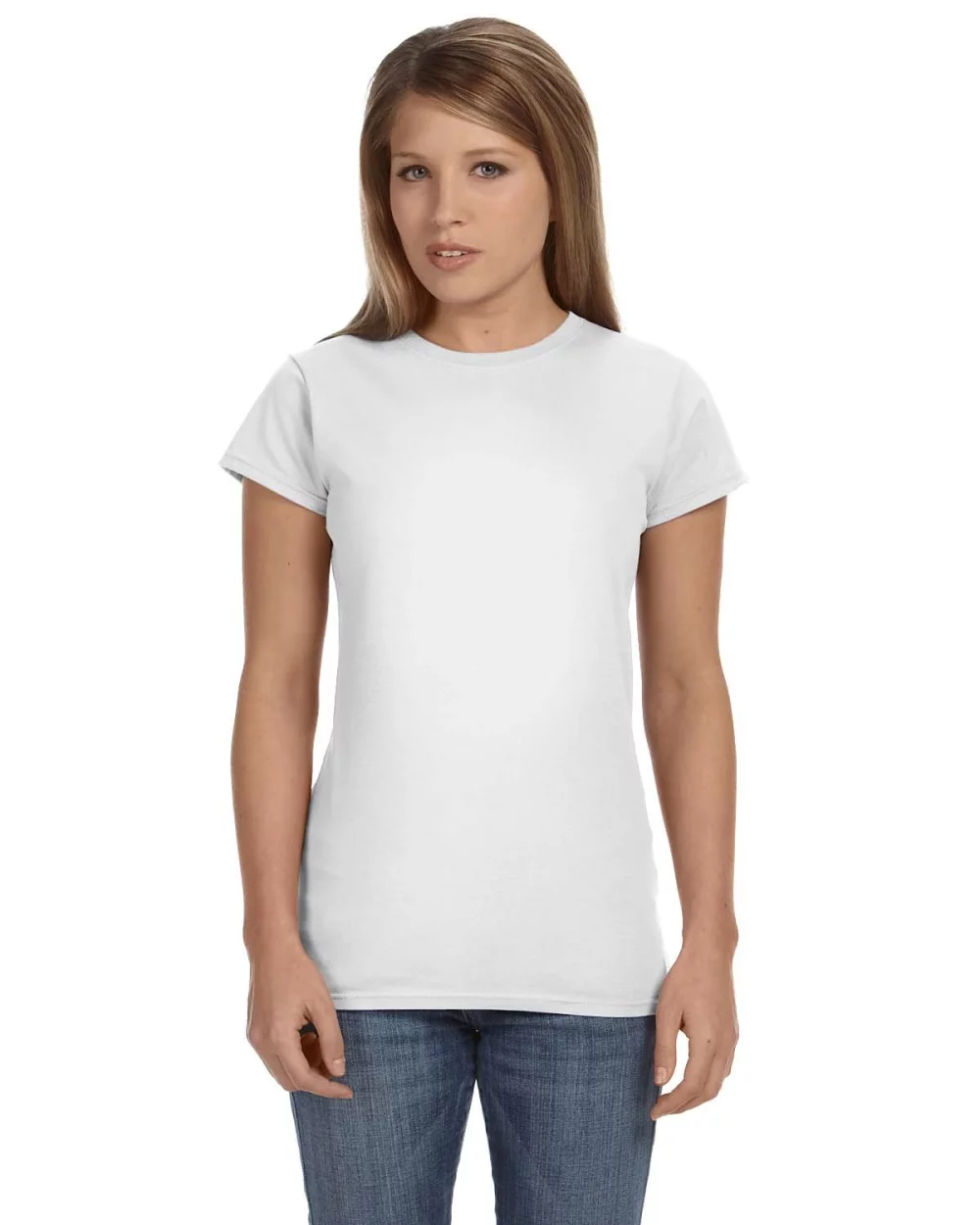 T-shirt ajusté Gildan pour femmes en tissu doux Softstyle®