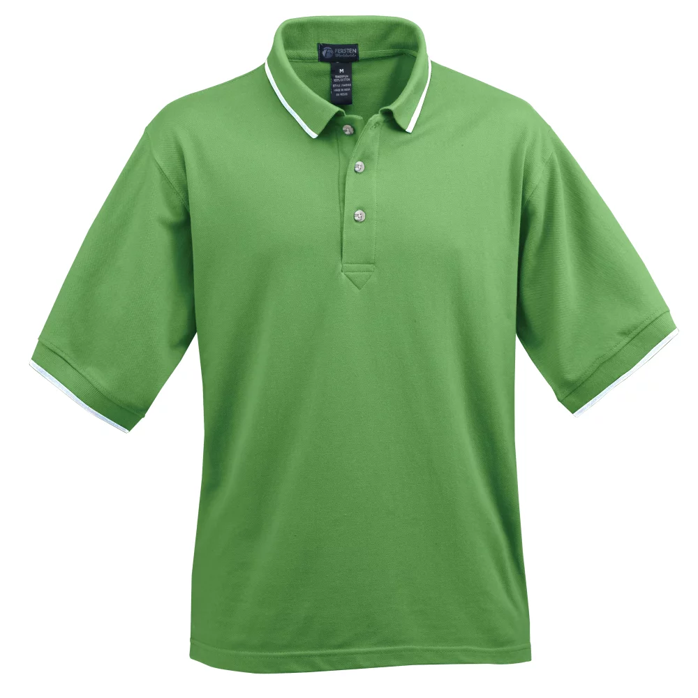 Men's Rimini Polo Shirt w/Contrasting Stripe
