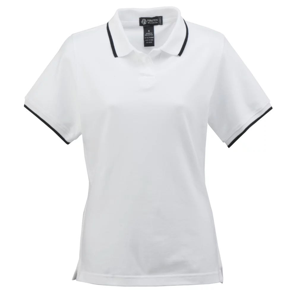 Women's Rimini Polo Shirt w/Contrasting Stripe